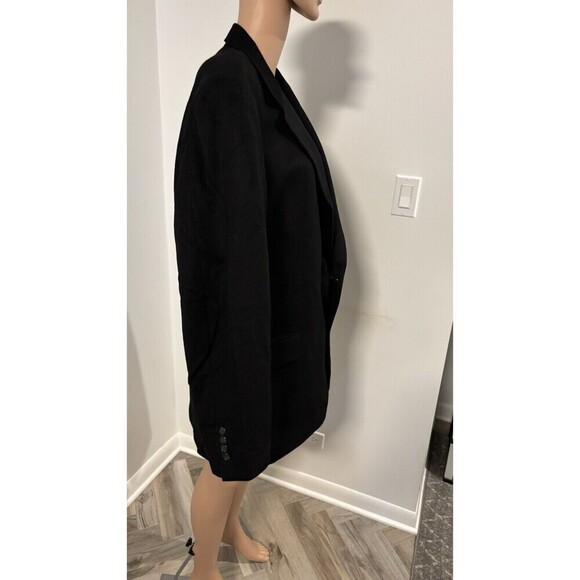 BILL BLASS Vintage Black Camel 2 Button Blazer Jacket Sports Coat Men’s 46R - Picture 3 of 8